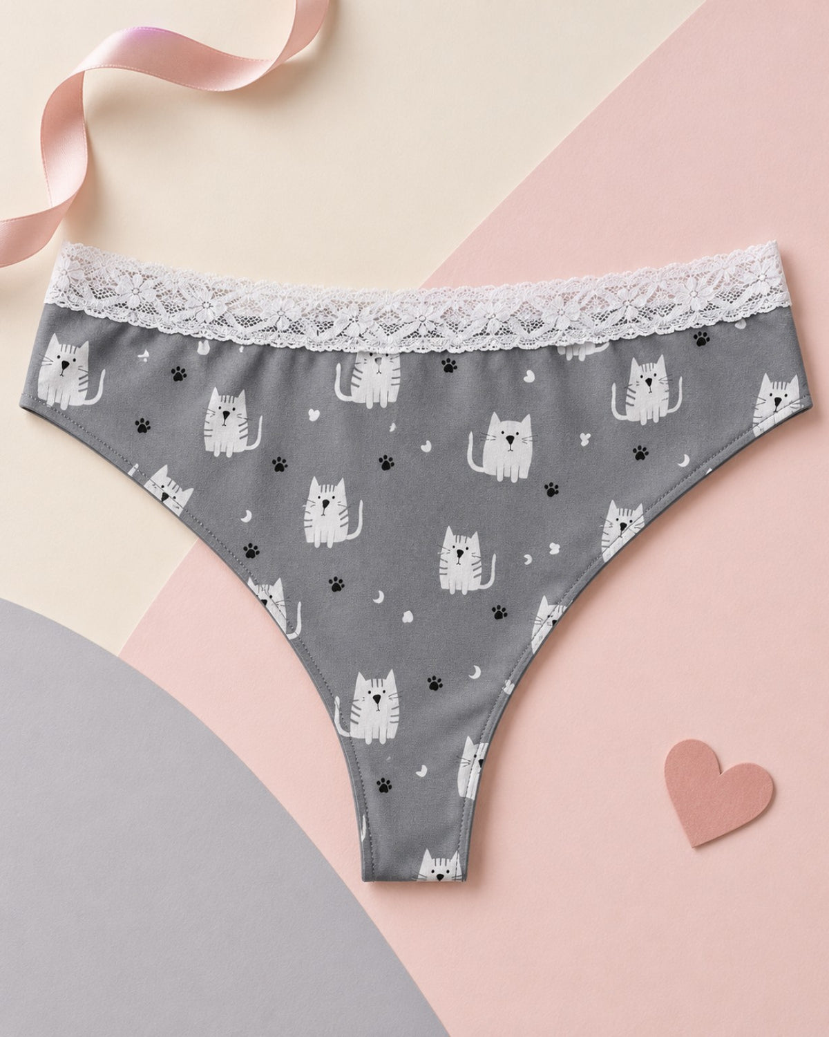 Purr grey cat print available for JAXIE bundle